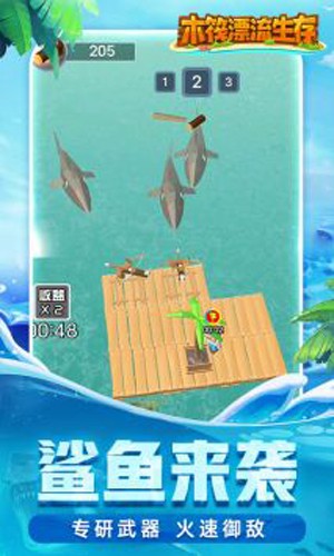 木筏漂流生存