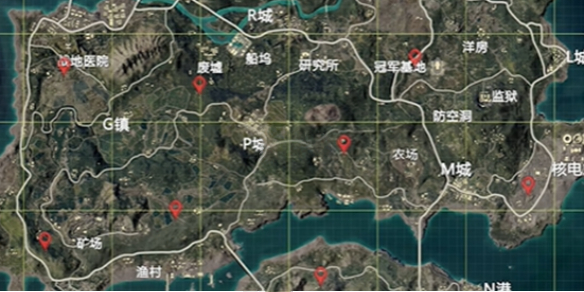 和平精英密室位置大全